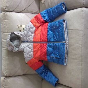 Kids' L.L.Bean Down Jacket, Colorblock, M 10-12